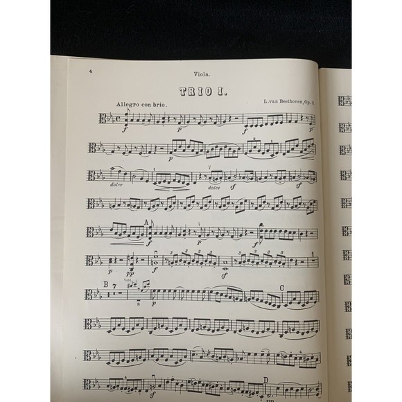 Beethoven Trios Serenades for Violin, Viola, Cello Op 3, 9 (1,2,3), Op. 8, 25 - Picture 6 of 8